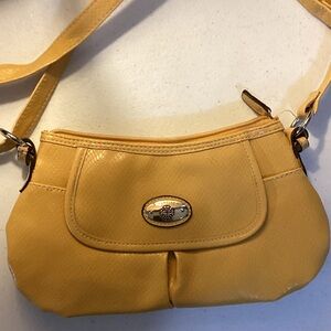 Vintage Y2K Purse Handbag Treviso Yellow Shoulder Bag
